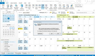 Dela en kalender p Outlook
